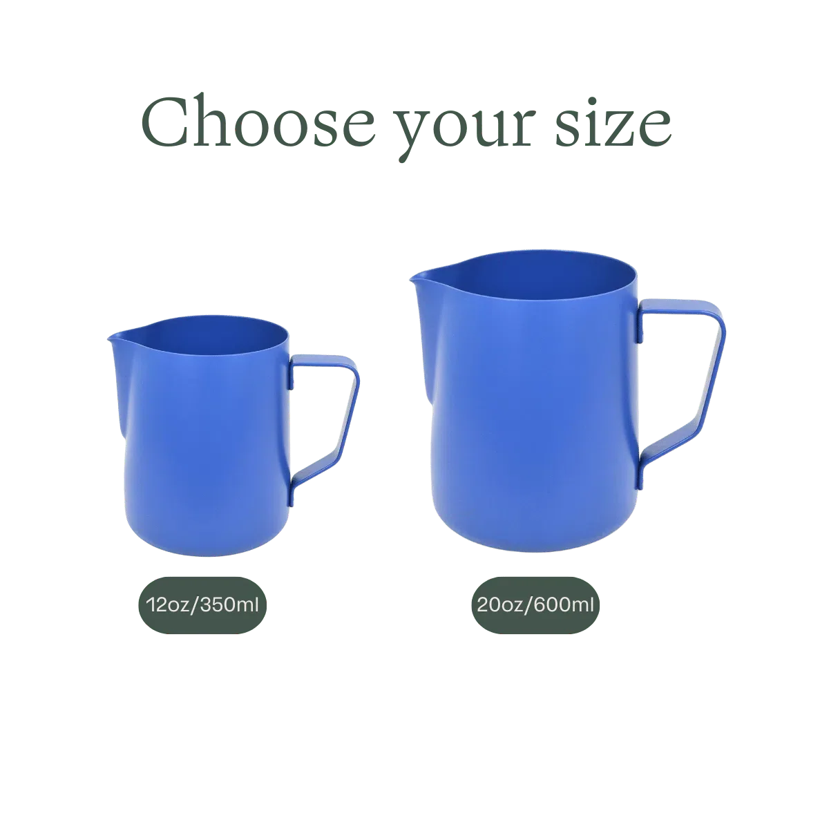 Rhino Stealth Blue Milk Pitcher - 2 Sizes