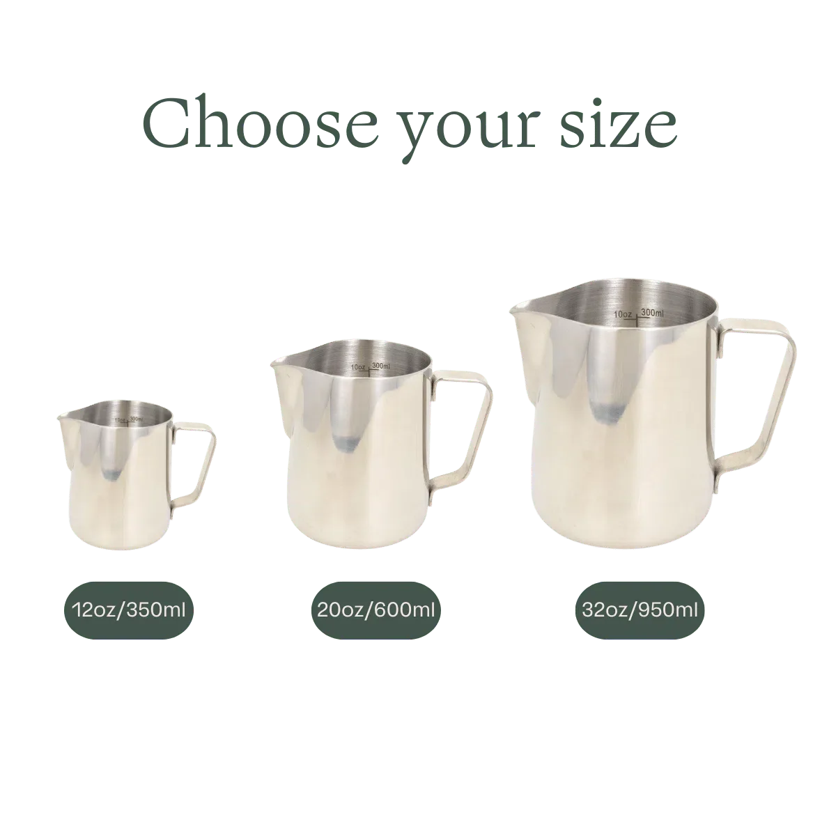 Rhino Pro Milk Pitcher - 3 Sizes