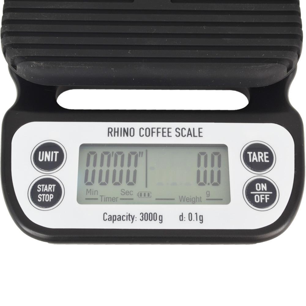 Rhino Coffee Brewing Scale 3kg/0.1g - Rhino Coffee Gear - Coffee Hit