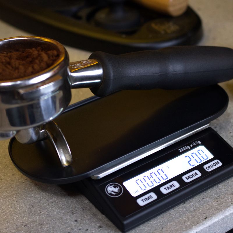 Rhino Stealth Espresso Scale 2kg/0.1g - Rhino Coffee Gear - Coffee Hit