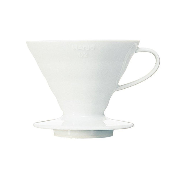 Hario V60 02 White Ceramic Dripper-Hario-Coffee Hit