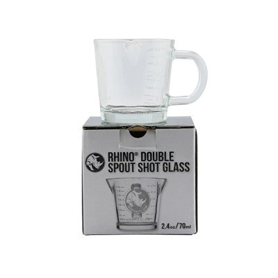 Rhino Shot Glass with Spouts and Handle-Rhino Coffee Gear-Coffee Hit Trade